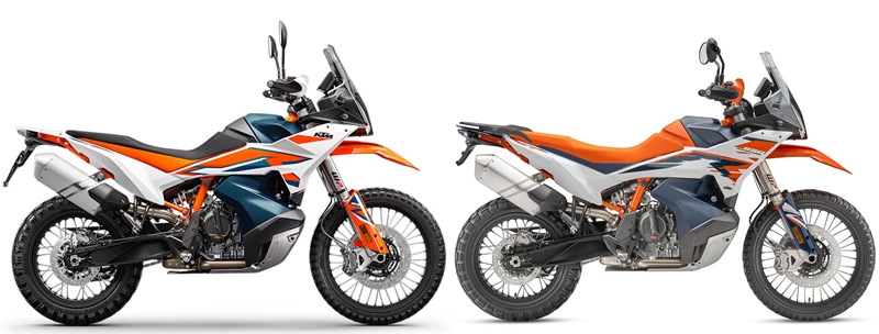KTM 890 Adventure R 2025 vs 2024 KTM 890 Adventure R 2025 vs 2024