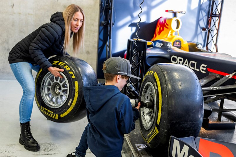 Das Pit Stop Game am Red Bull Ring.