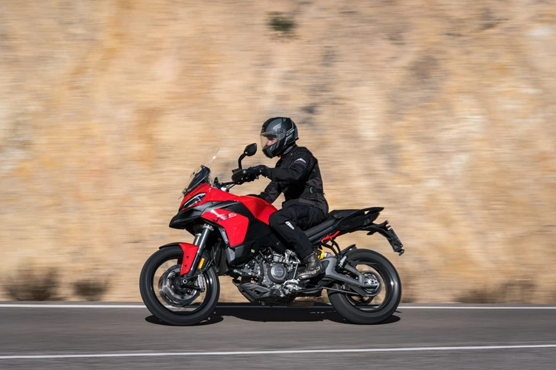 2025 Ducati Multistrada V2 S in Action 2025 Ducati Multistrada V2 S in Action
