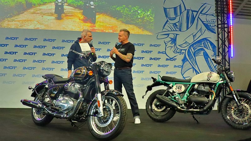 Auch Royal Enfield zeigte Neuheiten wie die Bear 650. Auch Royal Enfield zeigte Neuheiten wie die Bear 650.