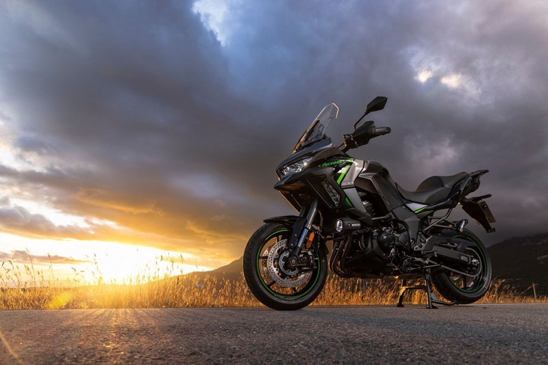 Teil der Testflotte: Die neue Versys 1100.