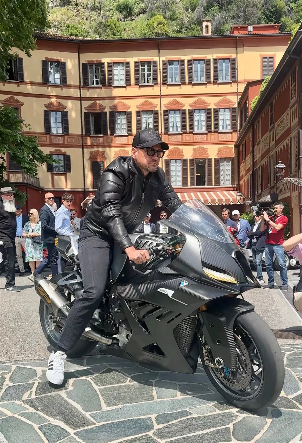 Markus Flasch, Head of BMW Motorrad, Riding the Concept RR