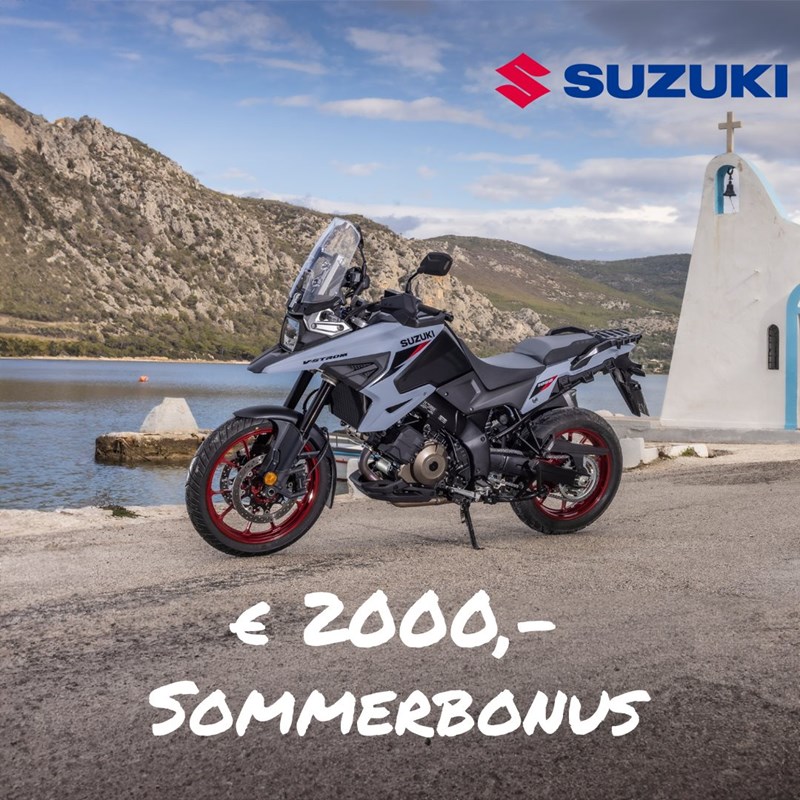 Sowohl V-Strom 1050, als auch 1050DE sind in der Aktion enthalten.