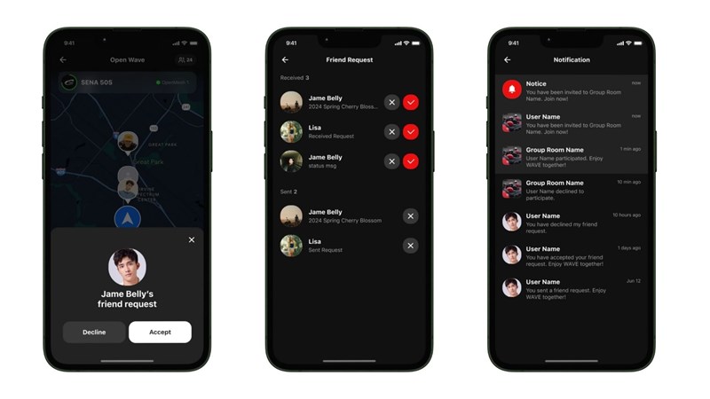 Sena Friends Wave: Neue Intercom-Funktion für Motorradfahrer