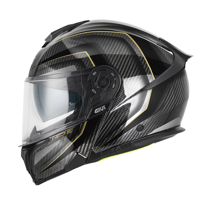 GIVI Modularhelm X50 Carbon Black Gold: Carbon und Komfort