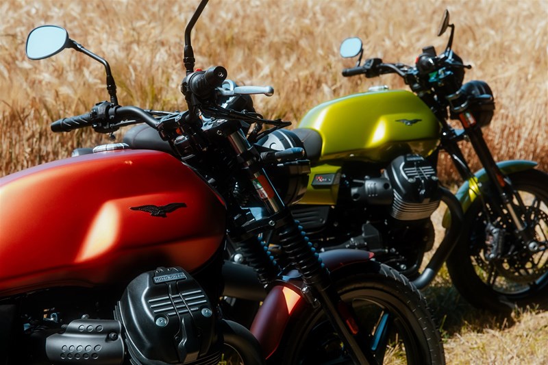 Moto Guzzi V7 - Alt vs. Neu: V7 Sport Euro 5+ und V7 Stone Euro 5 im Vergleich
