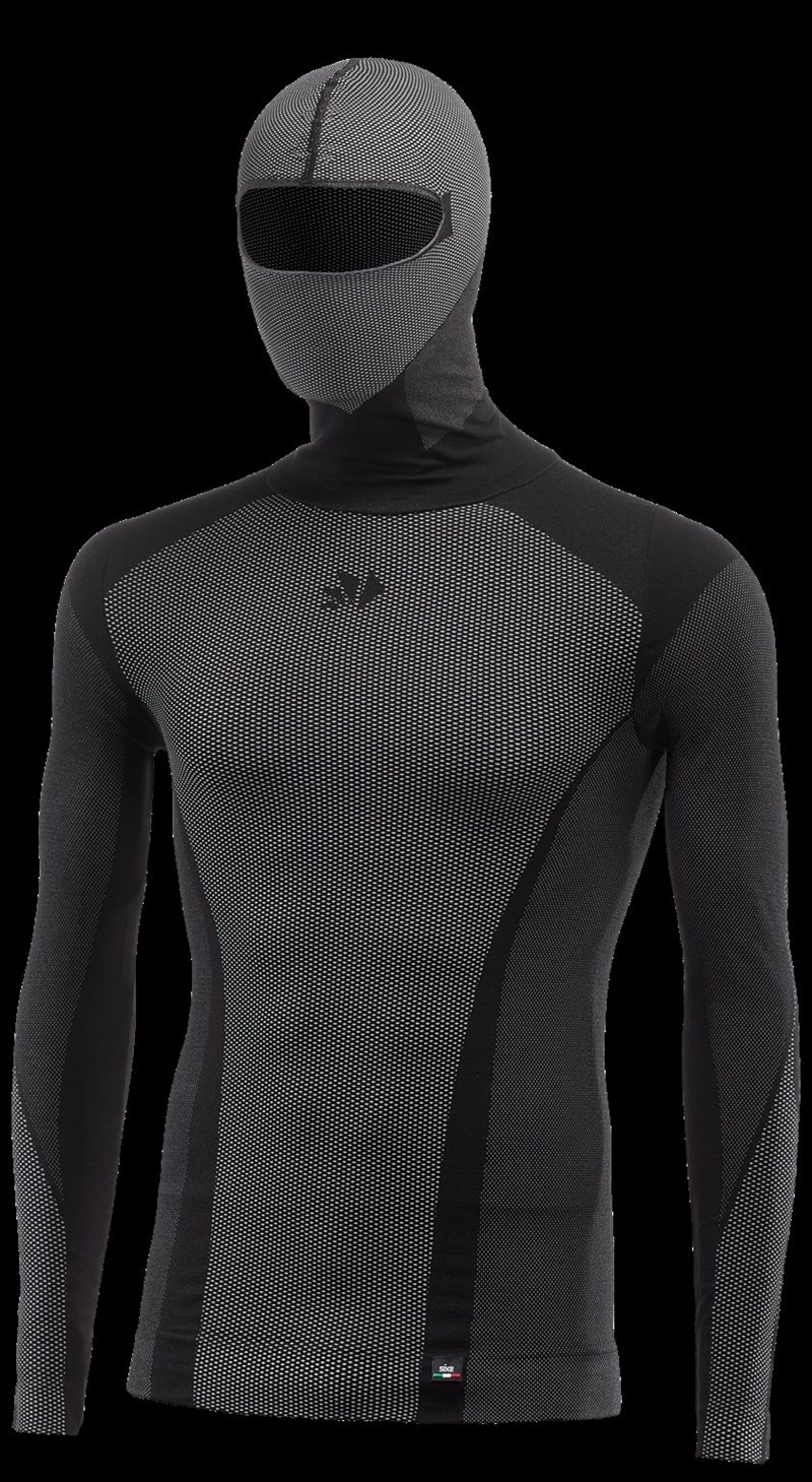 Langarmshirt mit integrierter Kapuze