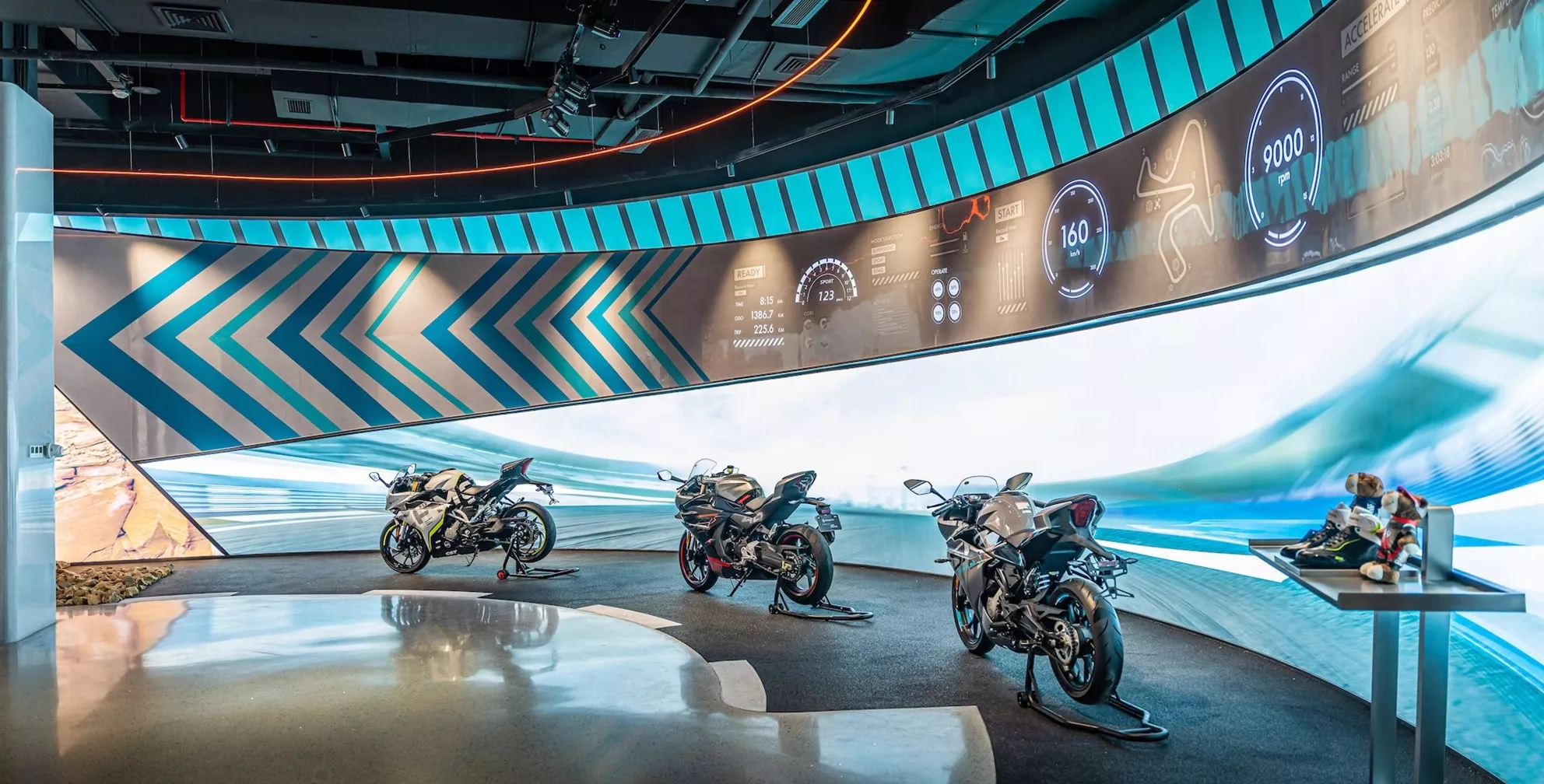 Uno Sguardo alla Sala Espositiva accanto alla Fabbrica CFMOTO di Hangzhou【79:0†glossary_DE_IT.txt】