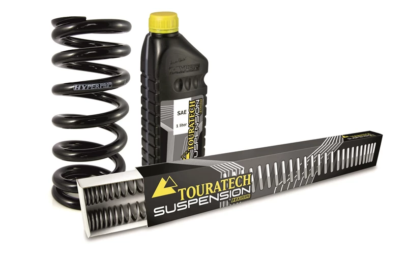 Die progressiven Tauschfedern für Gabel und Federbein. Die progressiven Tauschfedern für Gabel und Federbein.