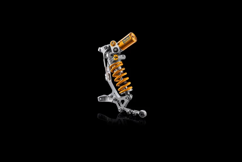 Schwedengold höchster Güte, aber rein mechanisch, soll in der Ducati Panigale V4 R für maximalen Grip und Feedback sorgen. Schwedengold höchster Güte, aber rein mechanisch, soll in der Ducati Panigale V4 R für maximalen Grip und Feedback sorgen.