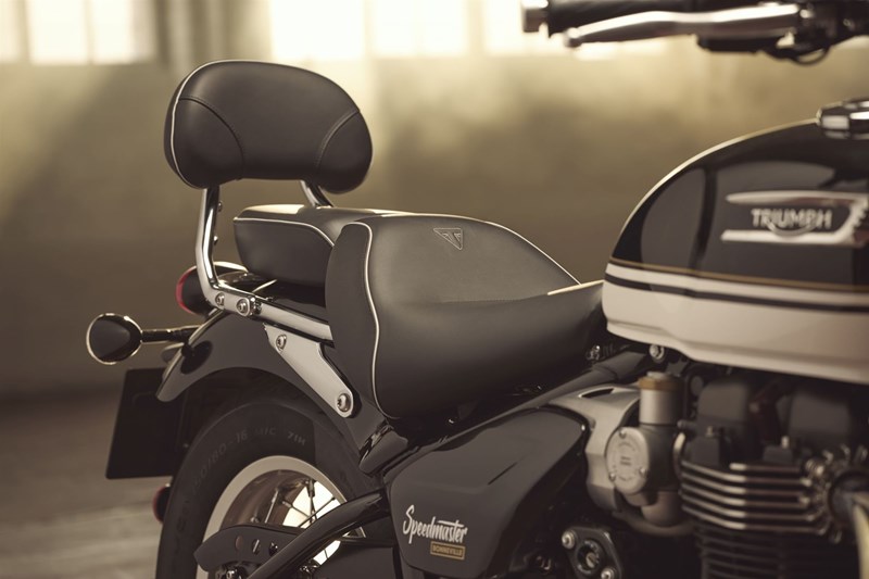 Die Rückenlehne für mehr Komfort am Sozius. Die Rückenlehne für mehr Komfort am Sozius.