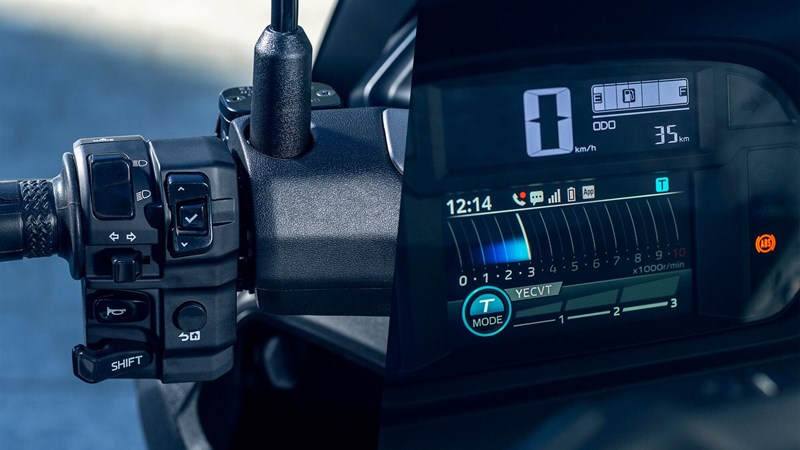 Über das TFT-Display lässt sich auch der Status des YECVT ansehen.