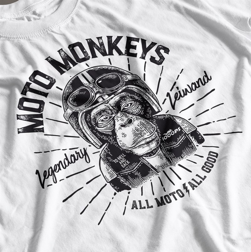 1000PS MOTO MONKEYS T-Shirt