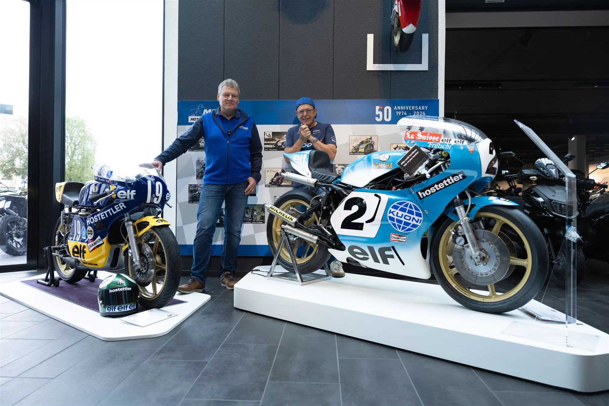Iconiche belve da corsa nel showroom di Hostettler Yamaha Svizzera - Yamaha TZ 750 Iconiche belve da corsa nel showroom di Hostettler Yamaha Svizzera - Yamaha TZ 750