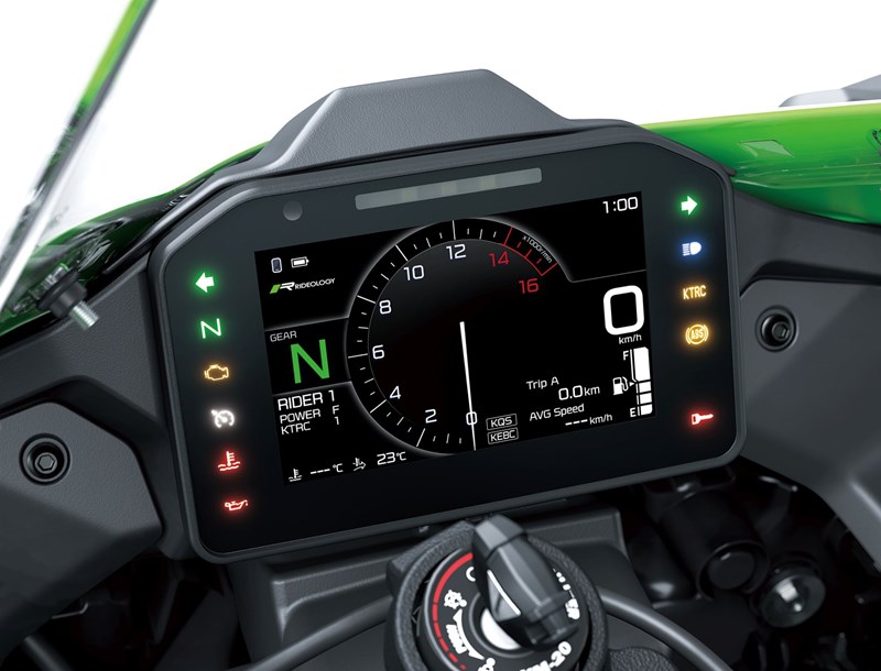 Die neue Schaltzentrale der ZX-10R.