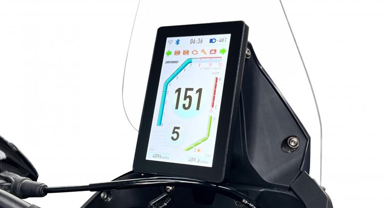 Das Display der Aventura Rally 307.