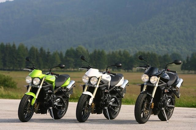 Die erste Generation der Triumph Street Triple 675 aus 2007