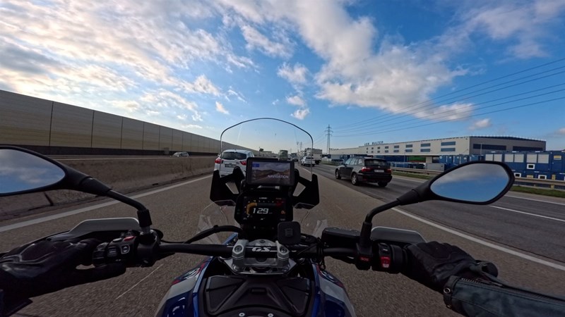 Luxus pur am R 1300 GS Reisedampfer.