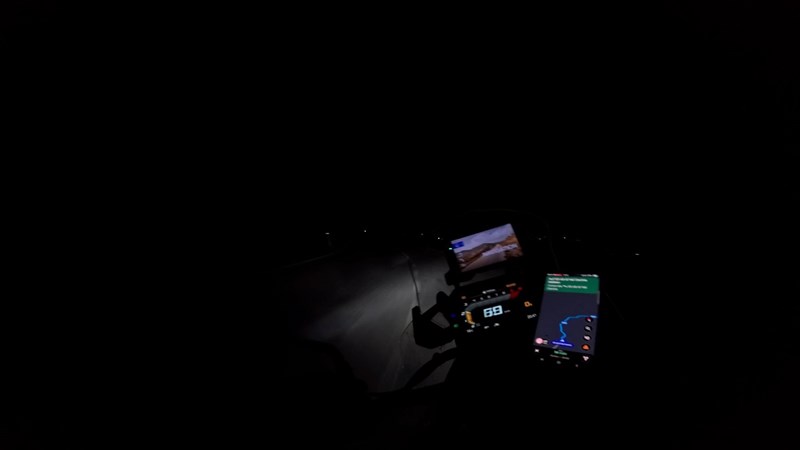 Das BMW Headlight Pro in Aktion (in Echt sieht man mehr).