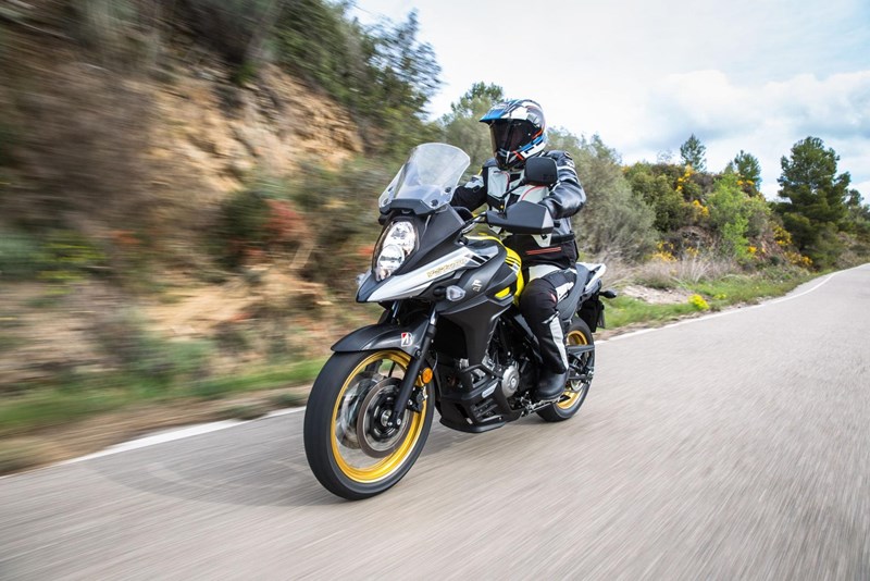 Ab 2017 gab es nicht nur eine neue Optik, sondern auch mehr Elektronik für die V-Strom 650.