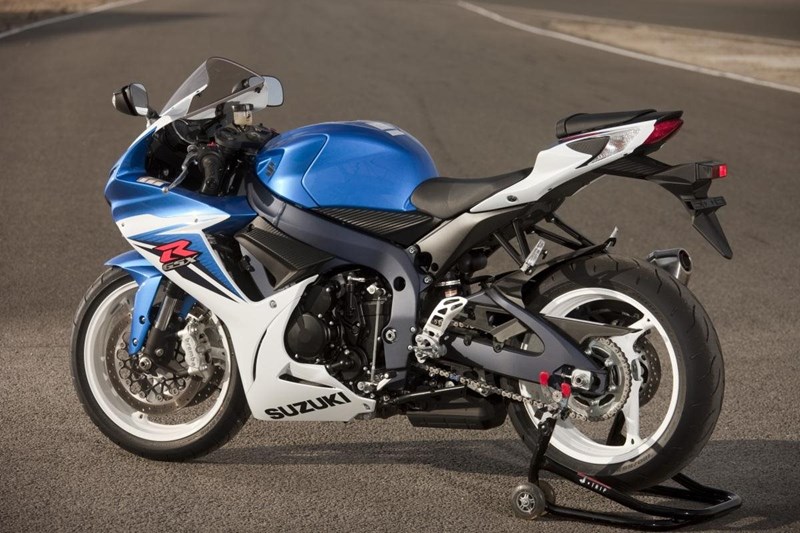 Suzuki GSX-R 600 beim Test in Almeria