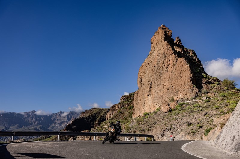 Motorradfahren im Winter auf Gran Canaria! Das Foto entstand Anfang Januar bei der alljährlichen 1000PS Winterflucht!