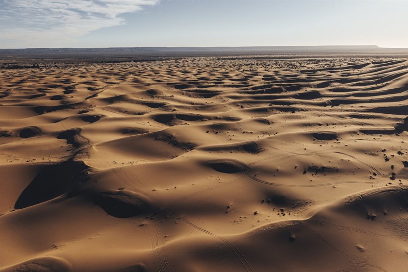 Im endlosen Dünenmeer gilt es den Überblick zu bewahren.
