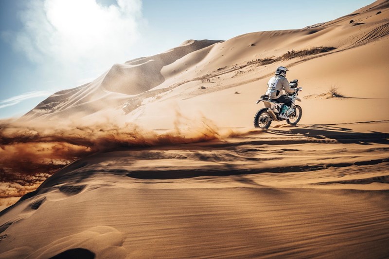 Am zweiten Tag in Folge hat Luca Probleme mit der Navigationstechnik.