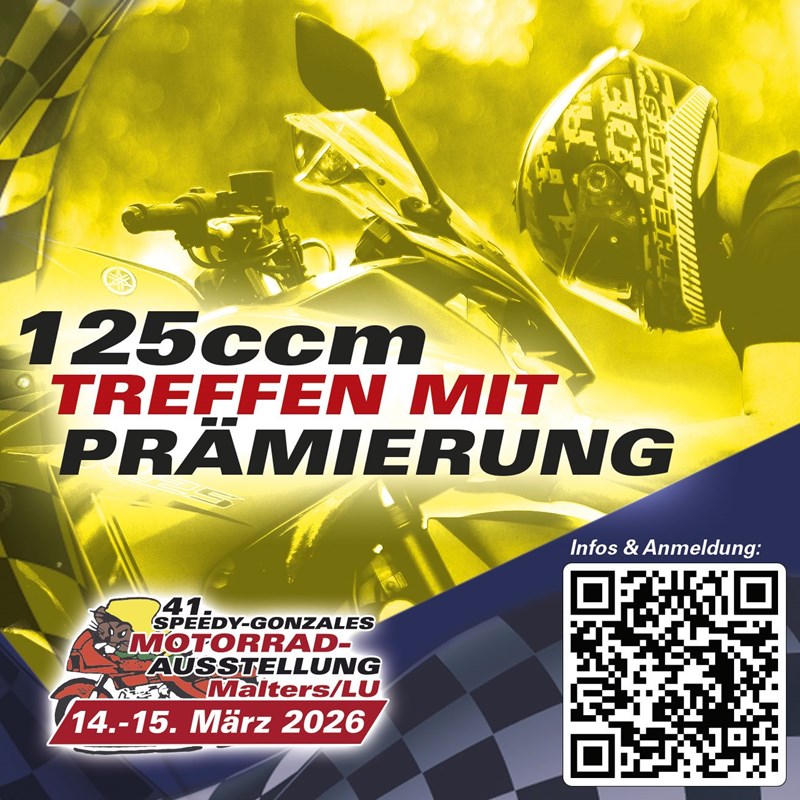 Der Nachwuchs spielt eine wesentliche Rolle bei der 41. Motorradausstellung von Speedy Gonzales!
