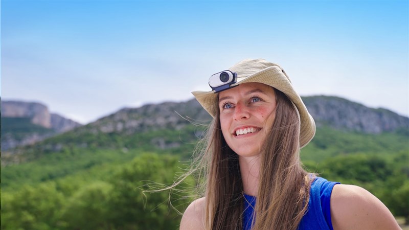 GO 3S: Klein genug, um sie zu vergessen - gross genug, um in 4K zu filmen. Die GO 3S am Helm liefert POV-Aufnahmen, ohne dass man sie beim Fahren spürt.