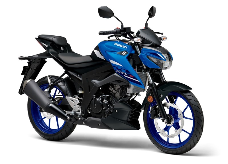 Suzuki GSX-S125 in Metallic Triton Blue / Titan Black (BGY)