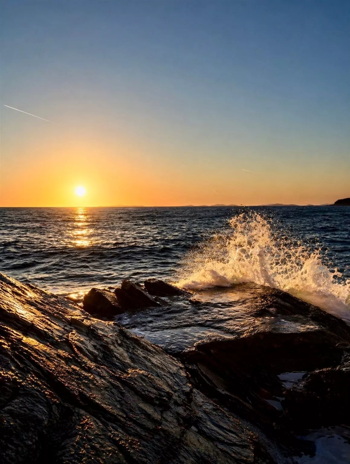 Urlaubsfeeling beim Endurorennen! Sonnenuntergang in Primosten!