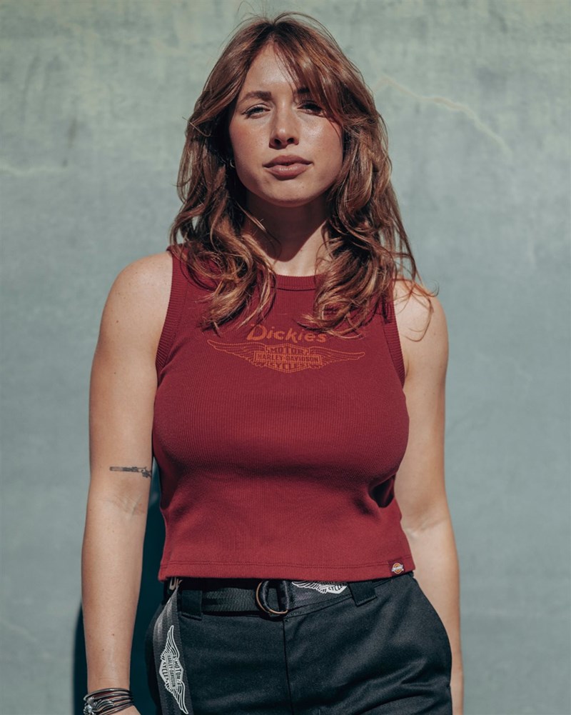 Winged Bar & Shield Ribbed Tank