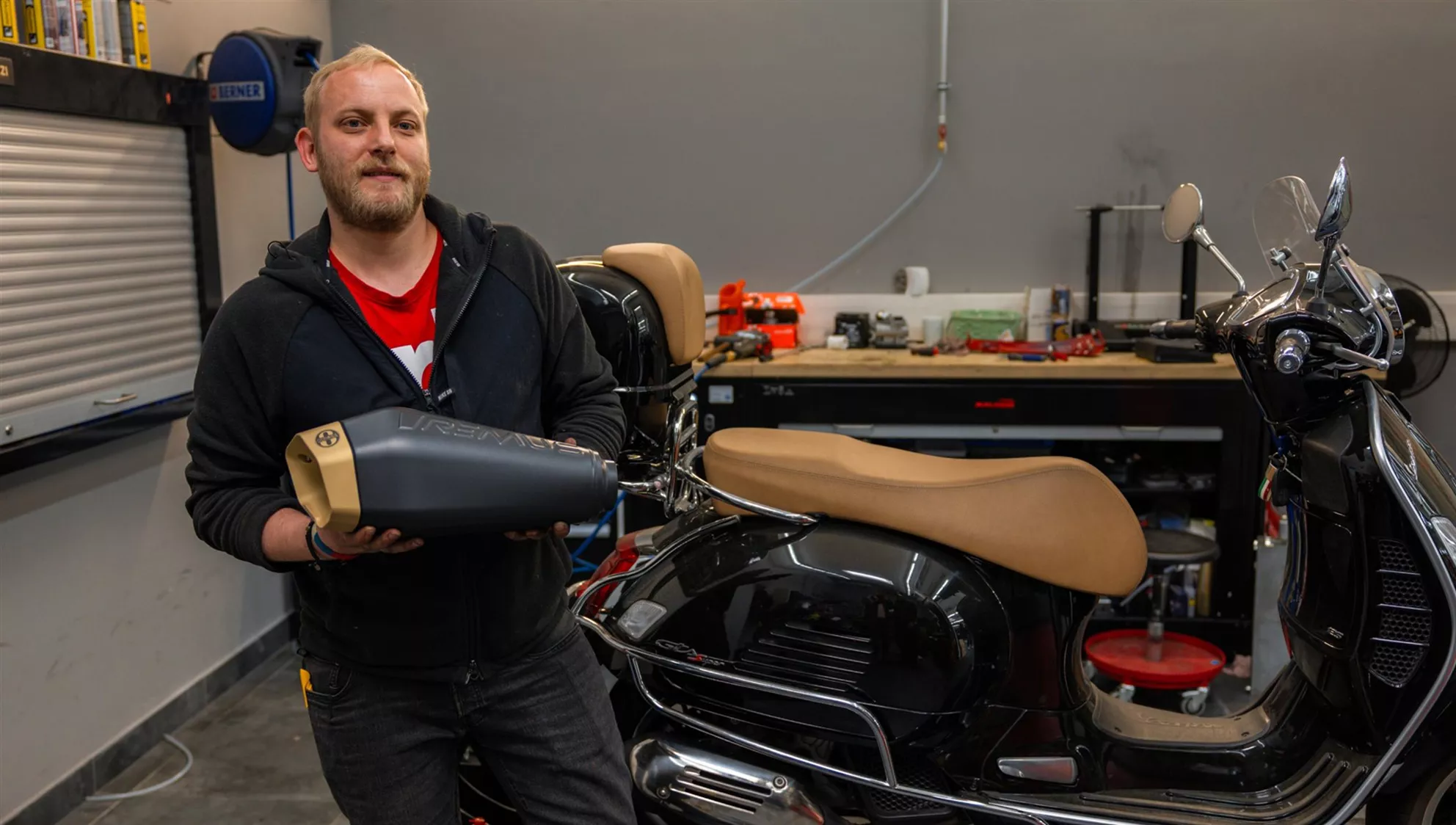 Markus Wagner a Faber Roller & Bike Műhelyből