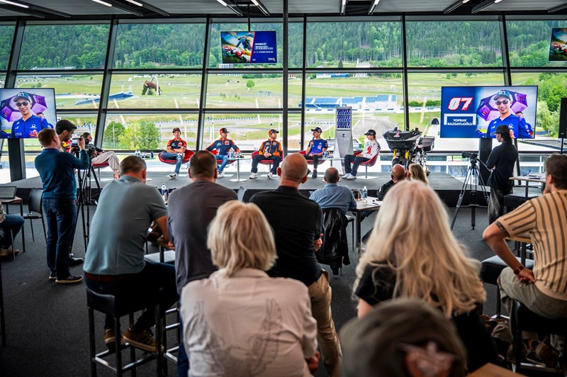 Moto GP Talk am Red Bull Ring mit Pedro Acosta und weiteren Red Bull Athleten