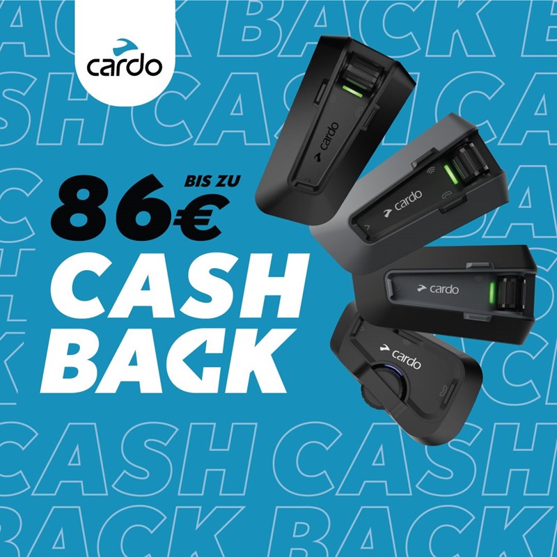 Cardo Cashback-Aktion 2026: 10 Prozent auf Intercoms zurück
