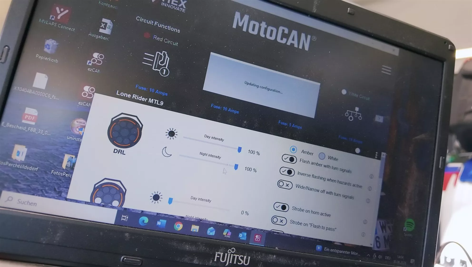 Konfigurace MTL9 na desktopu Konfigurace MTL9 na desktopu
