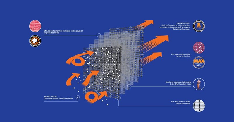 DNA FCd und Baumwollfilter
