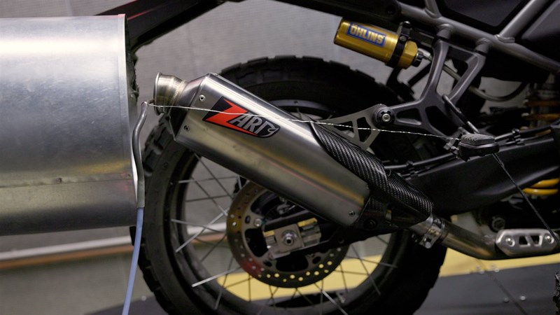 CFMOTO 450MT am Leistungsprüfstand