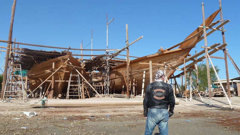 Dhau Werft von Sur Oman