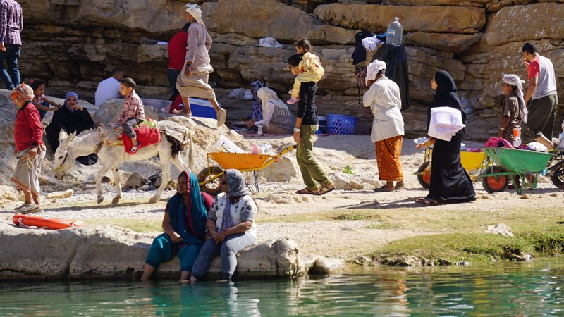 Wadi Bani Khalid Oase im Oman