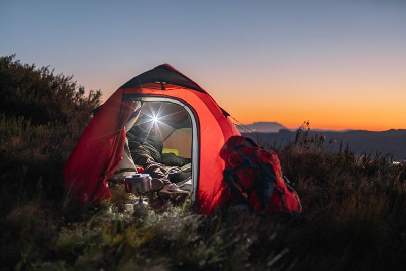 Das VIP Camping Package - Luxus ist relativ...