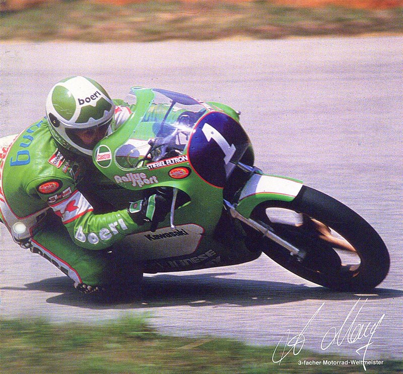 Motorrad-Weltmeister Toni Mang 1983