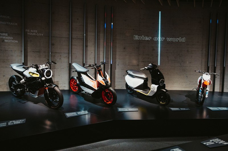 KTM Motohall Sonderausstellung THE FUTURE OF ELECTRIC MOBILITY