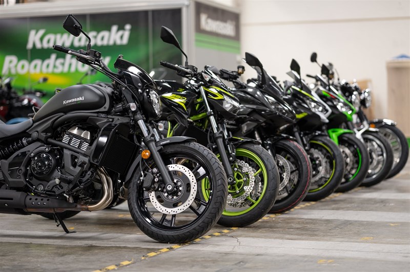 Kawasaki Motorrad Neuheiten Probe fahren