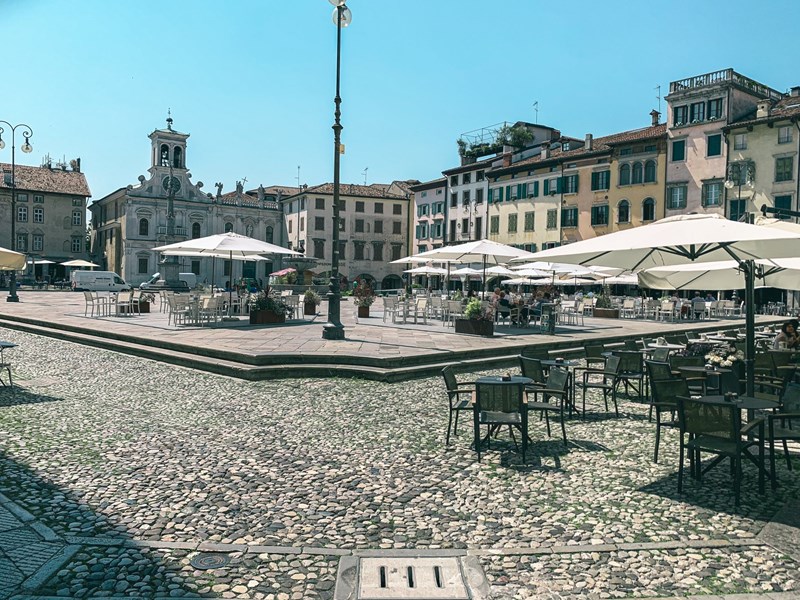 Udine ohne Touristen Udine ohne Touristen
