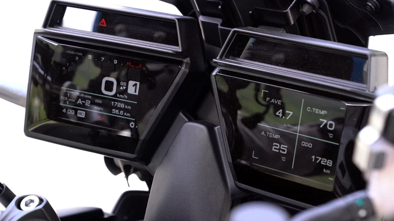 Display der Yamaha Tracer 9 GT Display der Yamaha Tracer 9 GT