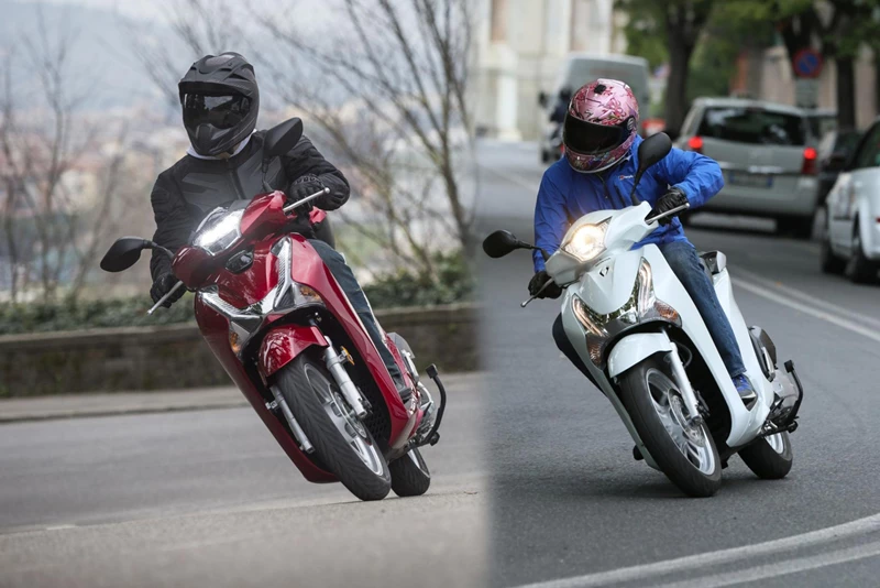 Honda SH125i alt gegen neu Honda SH125i alt gegen neu