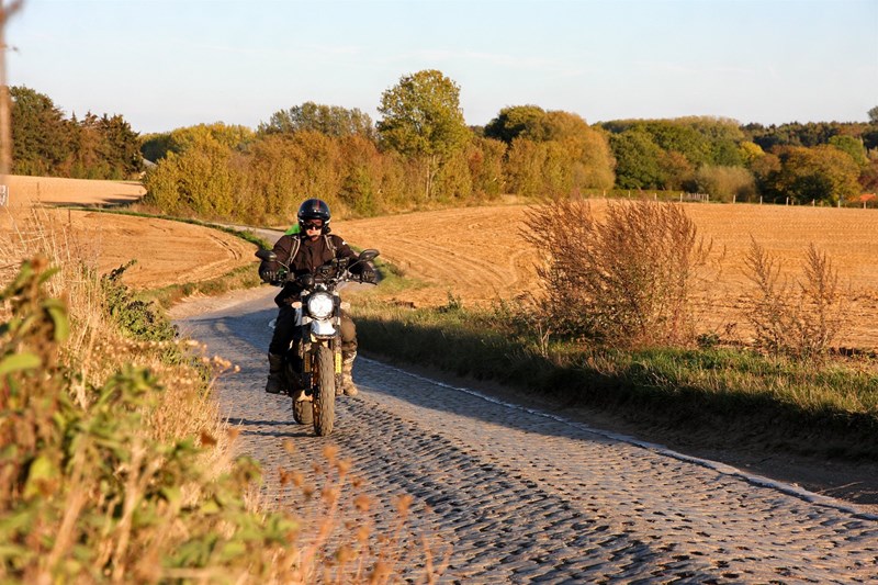 Mit dem Motorrad in Belgien