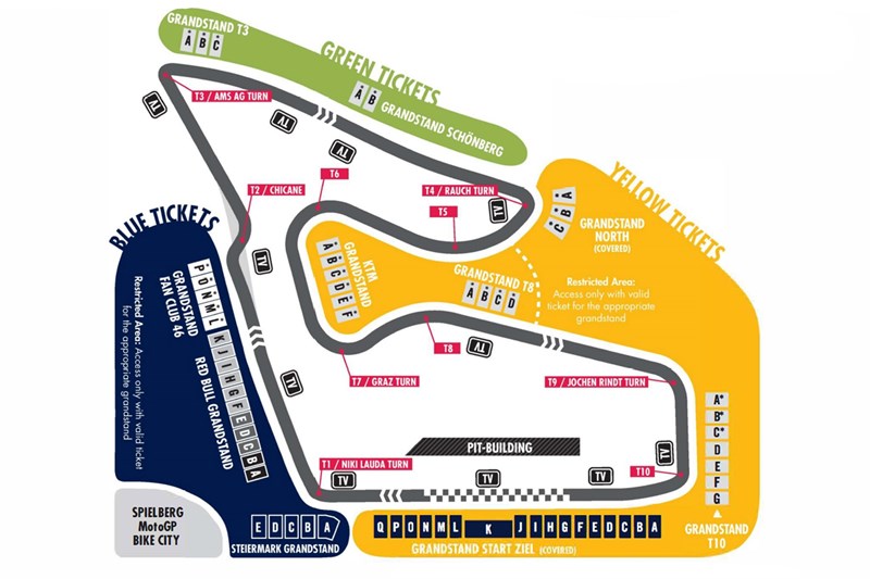Red Bull Ring Layout 2022